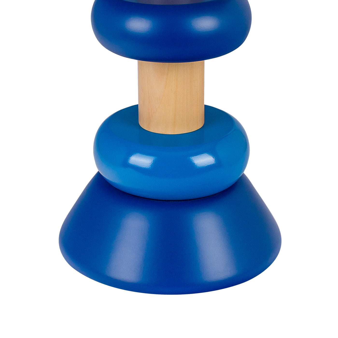 Memphis Ahşap Ve Renkli Yan Sehpa