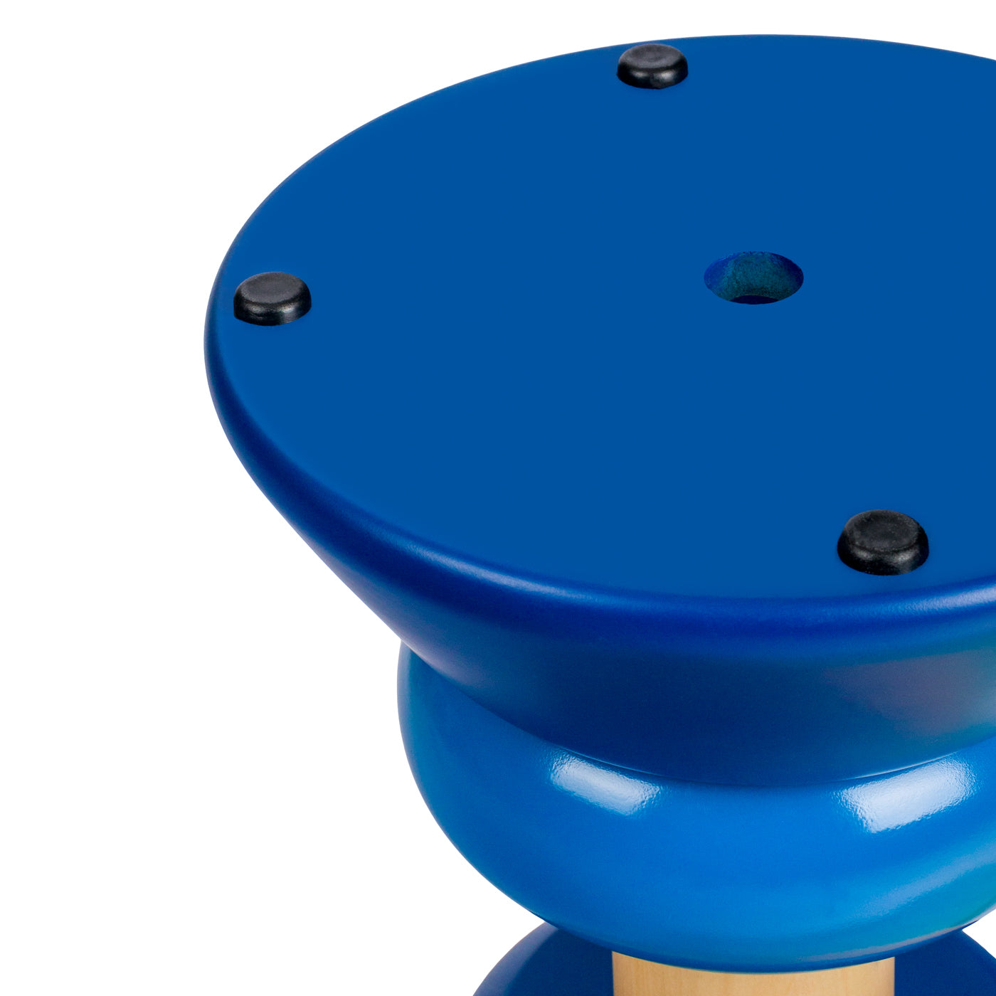 Memphis Ahşap Ve Renkli Yan Sehpa