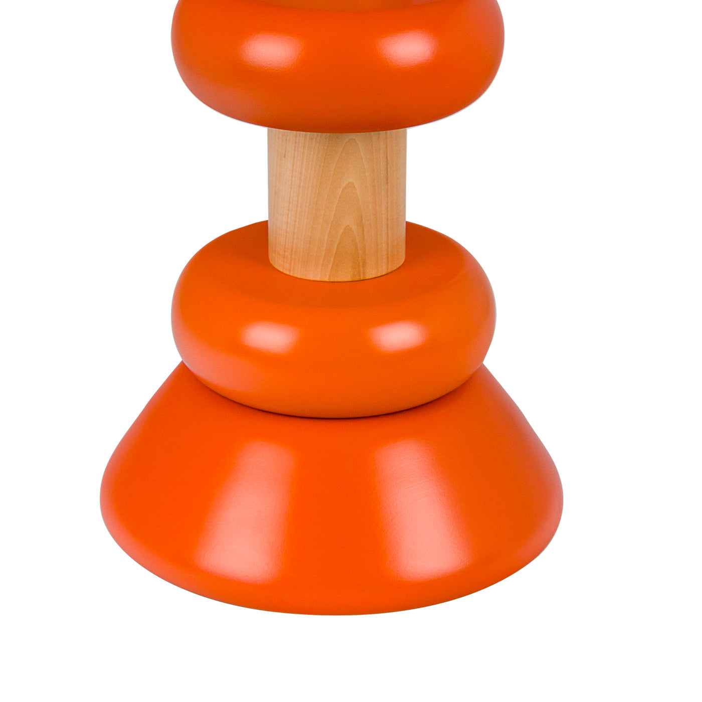 Memphis Ahşap Ve Renkli Yan Sehpa