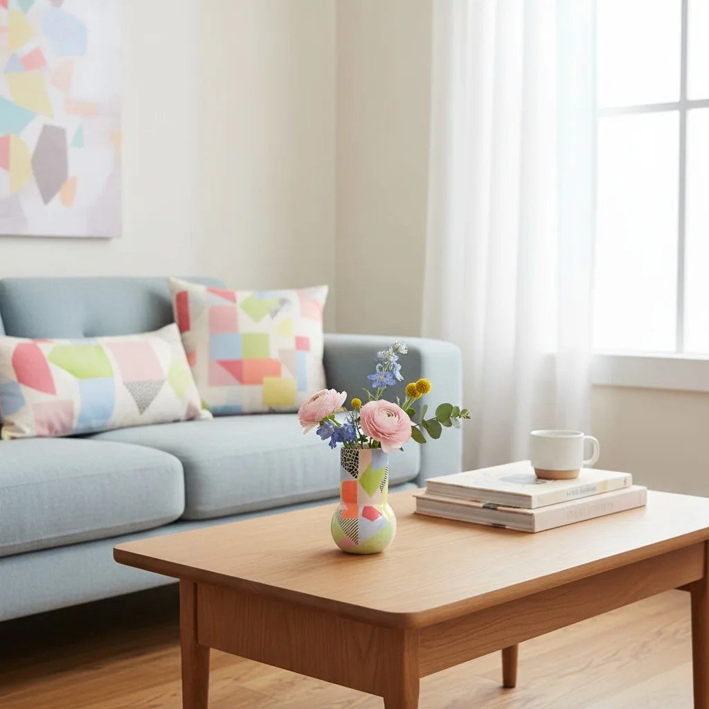 Memphis Seramik Vazo