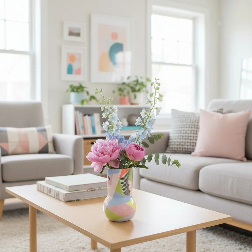 Memphis Seramik Vazo