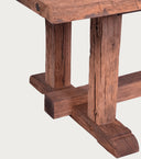Mensa Yemek Masası – sehpa ayağı ve bağlantı kirişinin detayı | Woodyworkz
