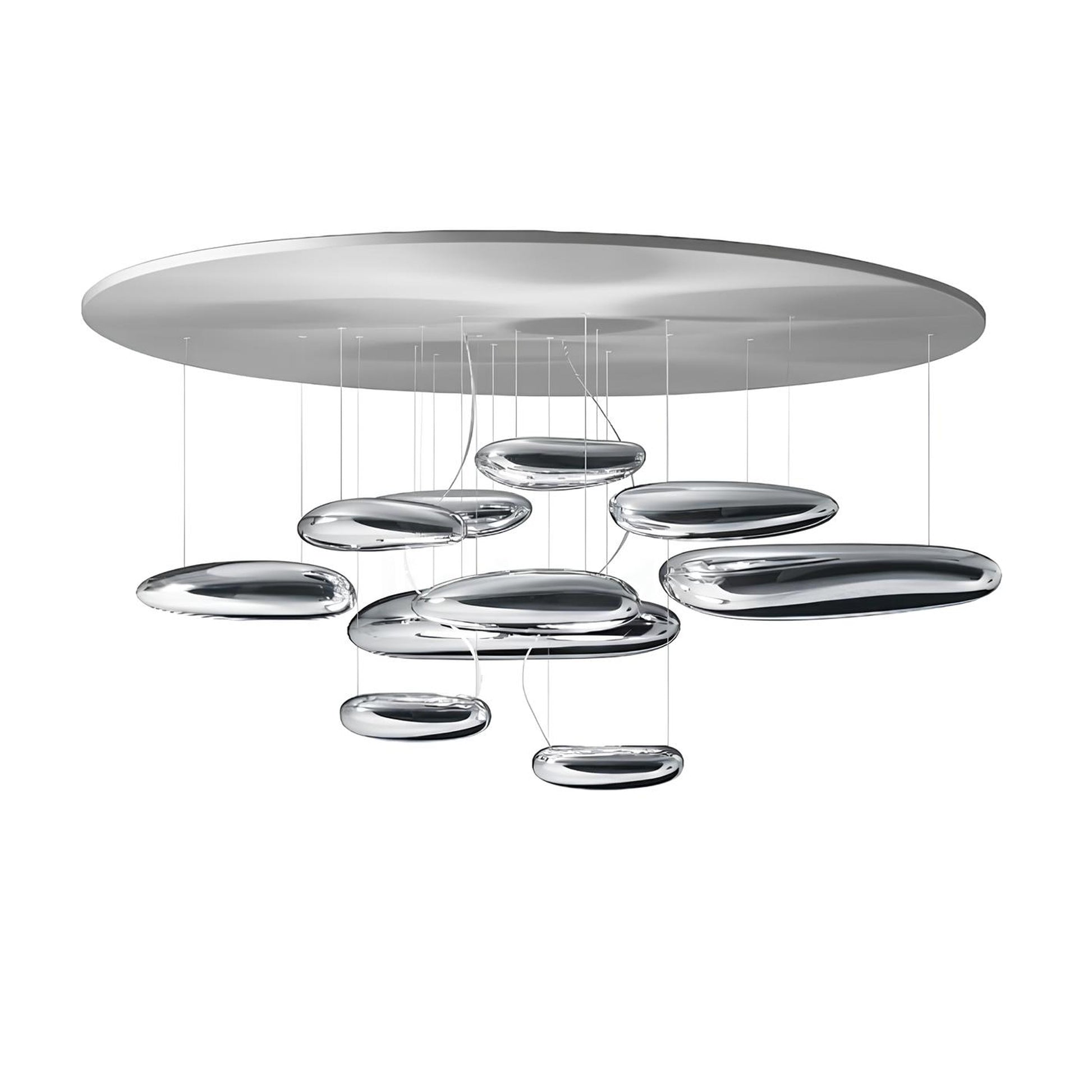 Mercury Krom Renkli LED Tavan Aydınlatması (3000K)-Avize-Artemide-NowShopFun