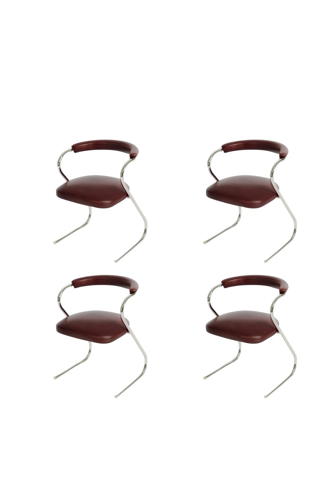 Merlo Sandalye Seti (4'lü)