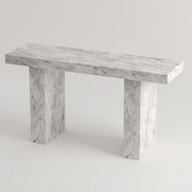 Mermer Dresuar Konsol-Dresuar-Adomar Marble-Beyaz-NowShopFun