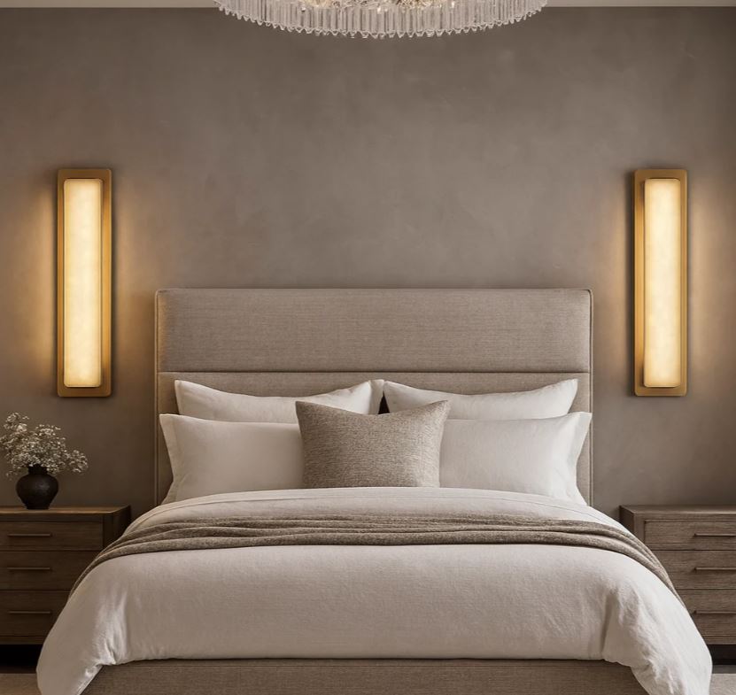 Mermer Elegant Uzun Aplik-Aplik-Tarz Aydınlatma-Siyah-NowShopFun