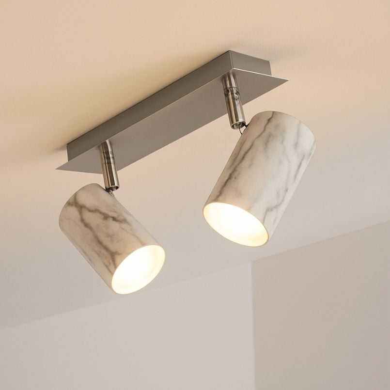Mermer İkili Spot Aydınlatma