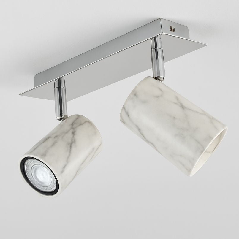 Mermer İkili Spot Aydınlatma