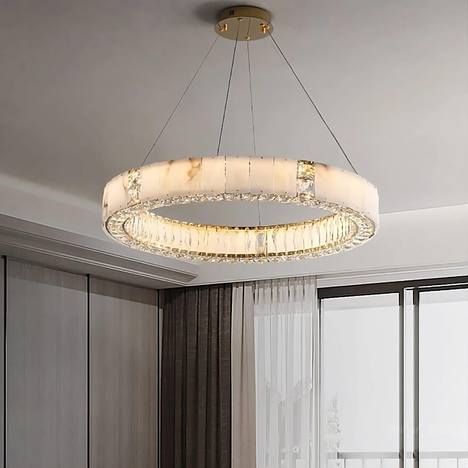Mermer Kristal Avize 2