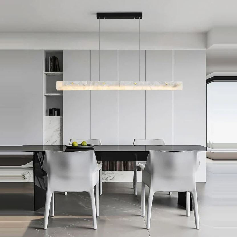 Mermer Lineer Sarkıt Avize