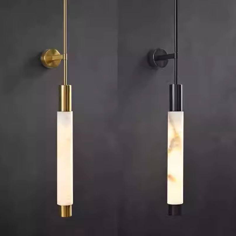 Mermer Silindir Uzun Aplik