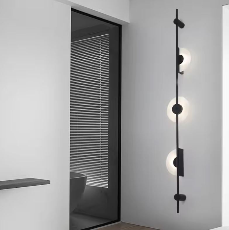 Mermer Uzun 3'lü Aplik