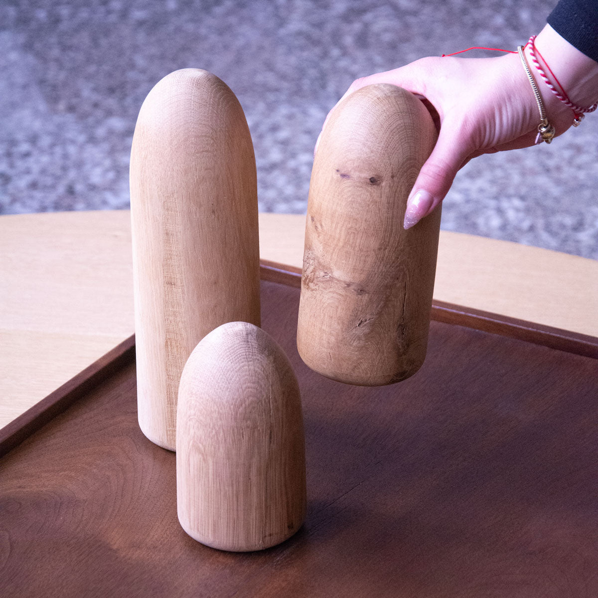 Meşe Sunum Tepsisi – Edge Serisi, Dikdörtgen