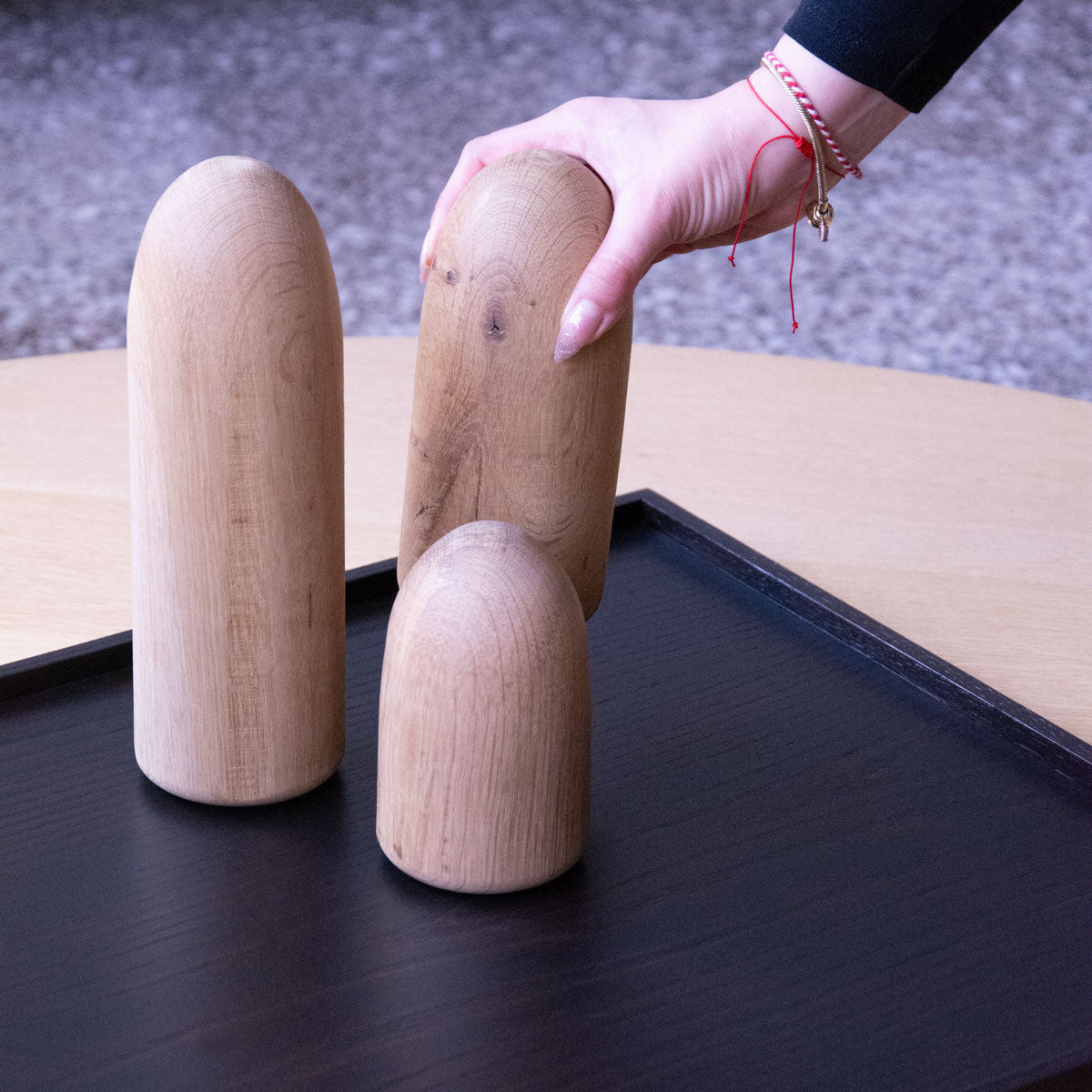 Meşe Sunum Tepsisi – Edge Serisi, Dikdörtgen