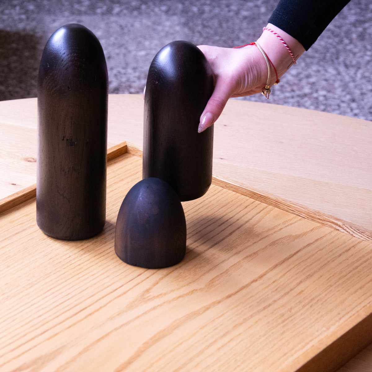 Meşe Sunum Tepsisi – Edge Serisi, Dikdörtgen