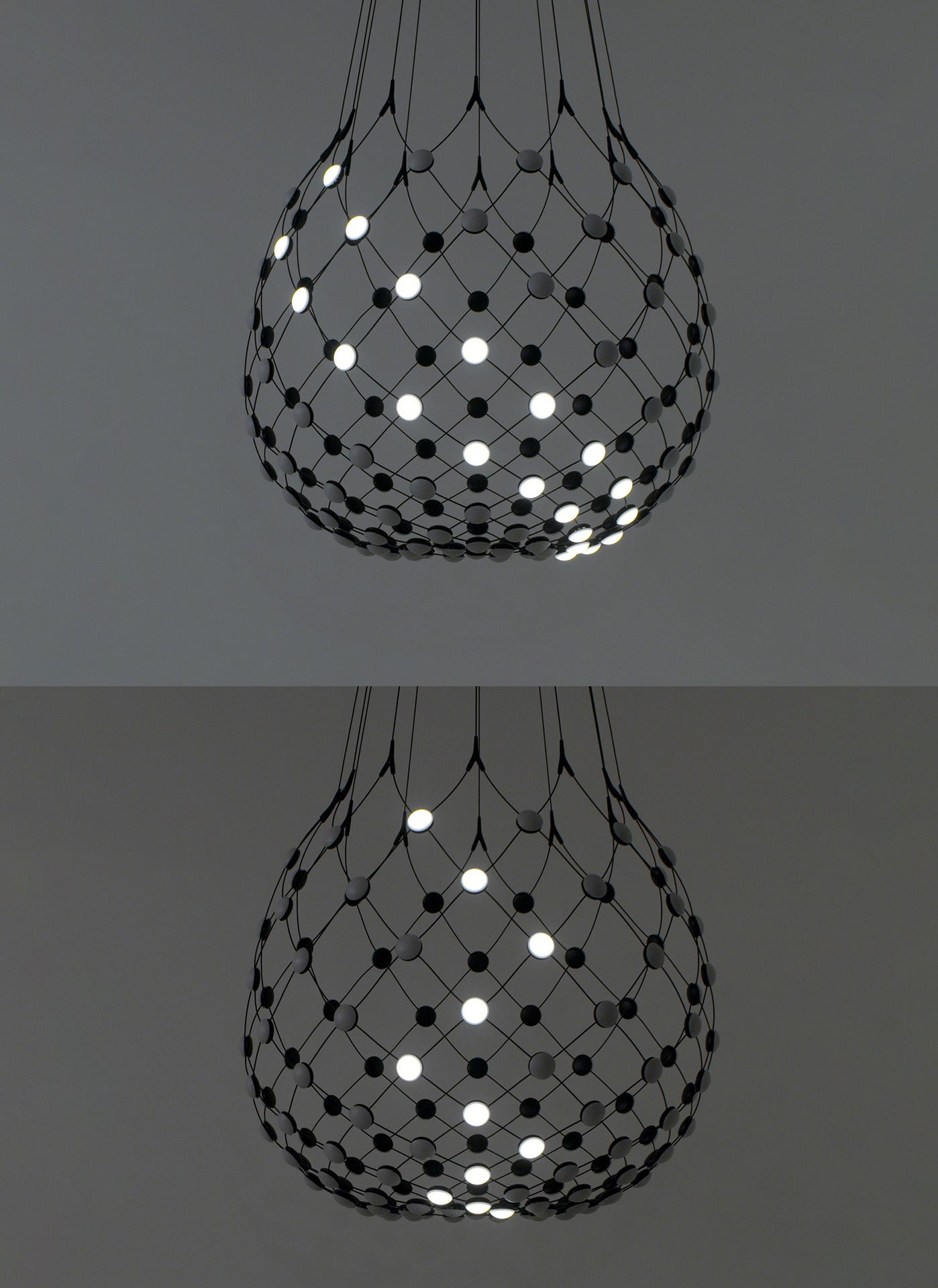 Mesh Sarkit Black Ø80x60 Cm Led 50w 2700k