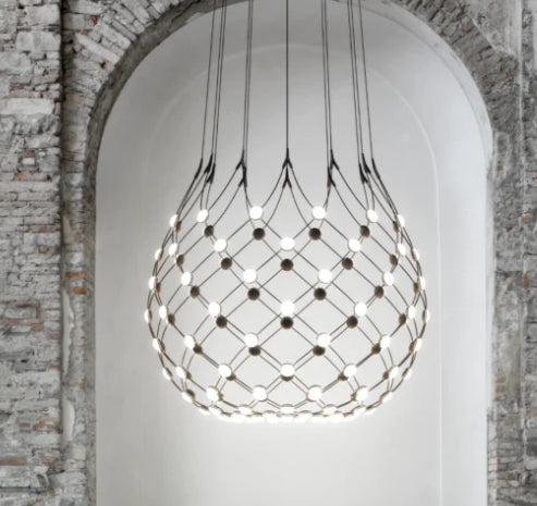 Mesh Sarkit Black Ø80x60 Cm Led 50w 2700k