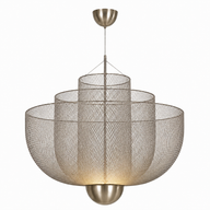 Metal Örgü Gold Sarkıt Avize-Avize-Highlight Aydınlatma-Gold-NowShopFun