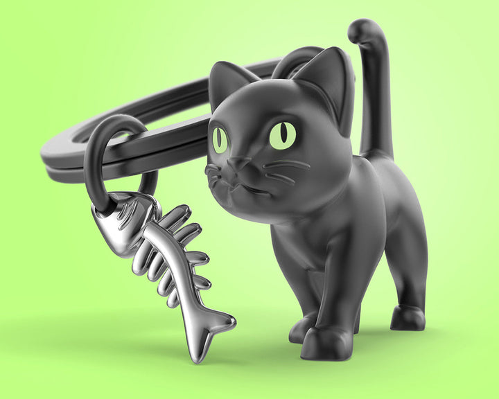 Metalmorphose Black Cat Anahtarlık-Anahtarlık-Metalmorphose-NowShopFun