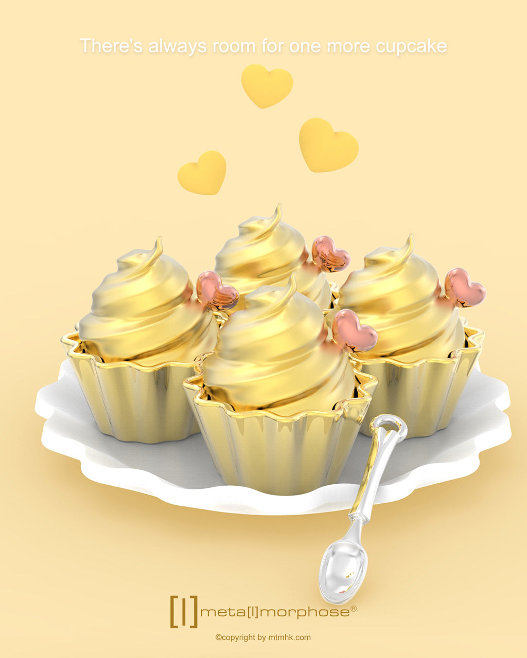 Metalmorphose Cupcake Anahtarlık-Anahtarlık-Metalmorphose-NowShopFun