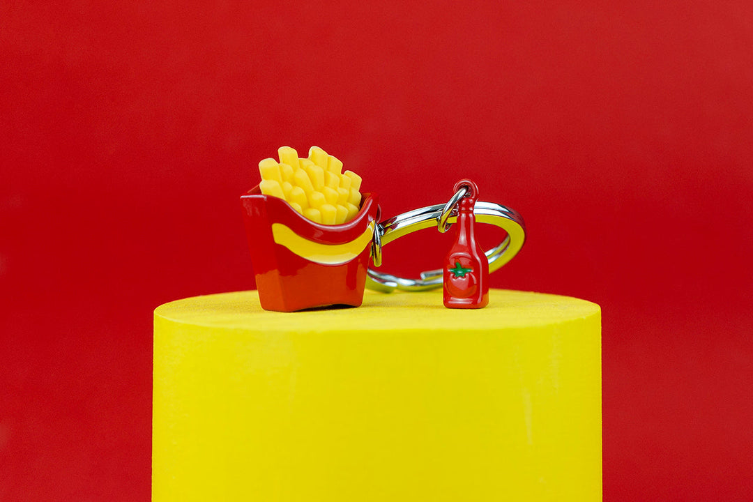 Metalmorphose French Fries ve Ketçap Anahtarlık-Anahtarlık-Metalmorphose-NowShopFun