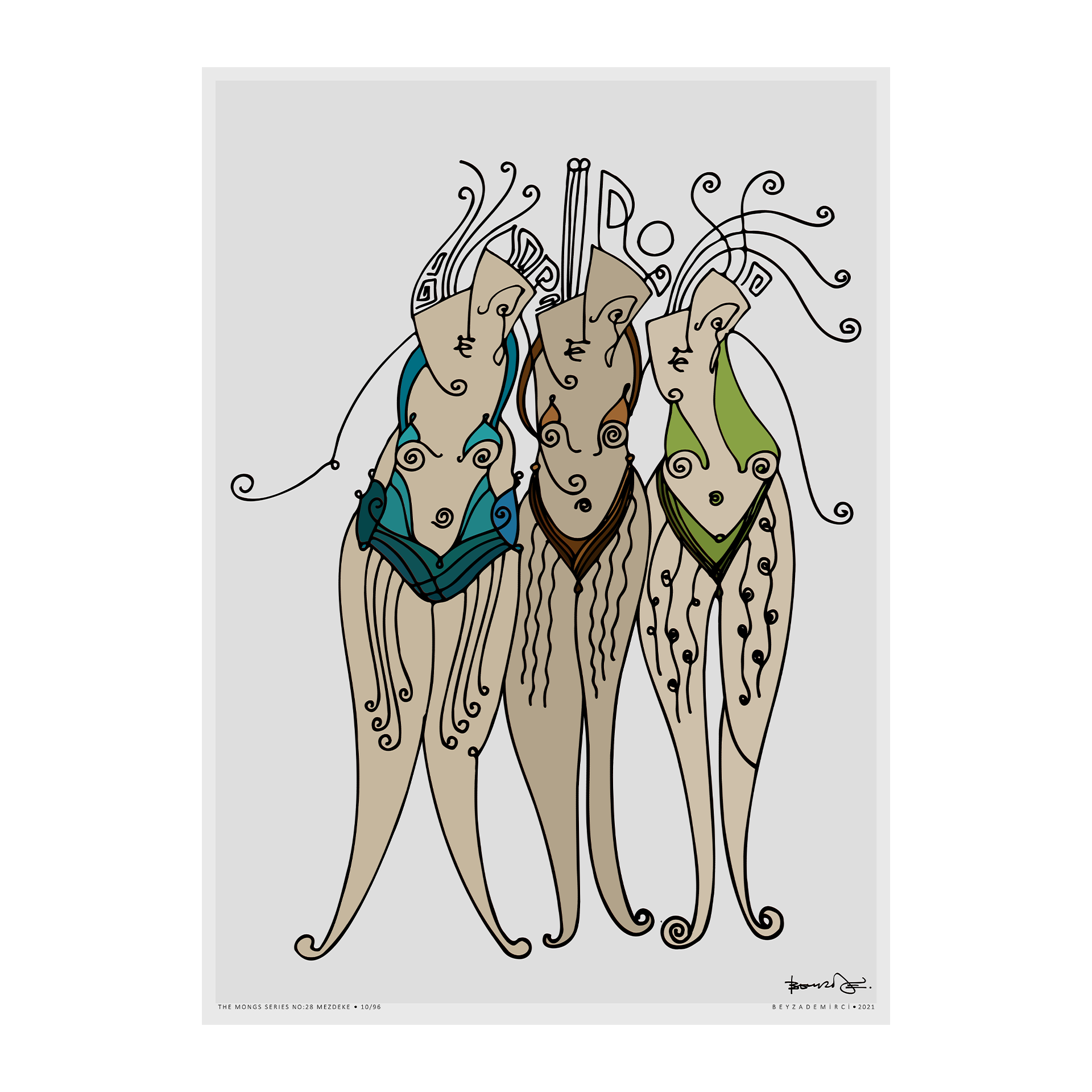 Mezdeke - Fine Art Baskı