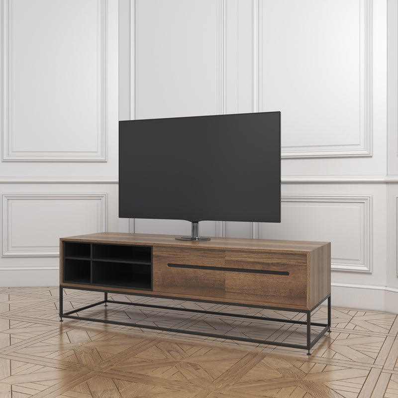 Milas Mid Kahverengi Ahşap Tv Sehpası