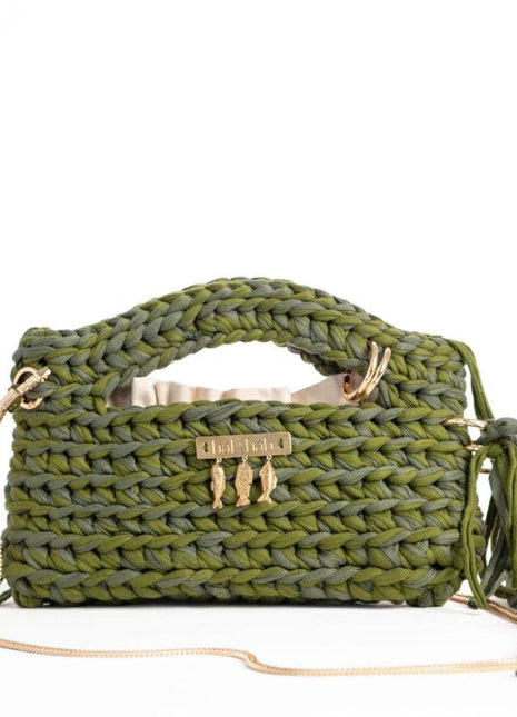 Halhab Mini Bag-El Çantası-Halhab-Vibrant Green-NowShopFun