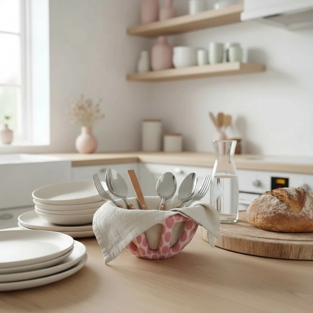 Mini Benekli Seramik Sepetler