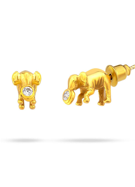 Mini Elephantes Küpe-Küpe-Pia Yuli-Sarı-NowShopFun