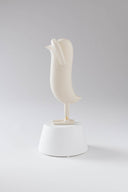 Mini Hope Bird Mat Ekru Saten Beyaz Stand Dekoratif Obje