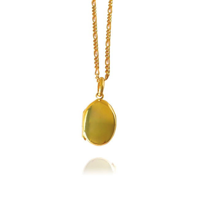 Mini Madalyon Kolye-Kolye-Linya Jewellery-Gold-NowShopFun