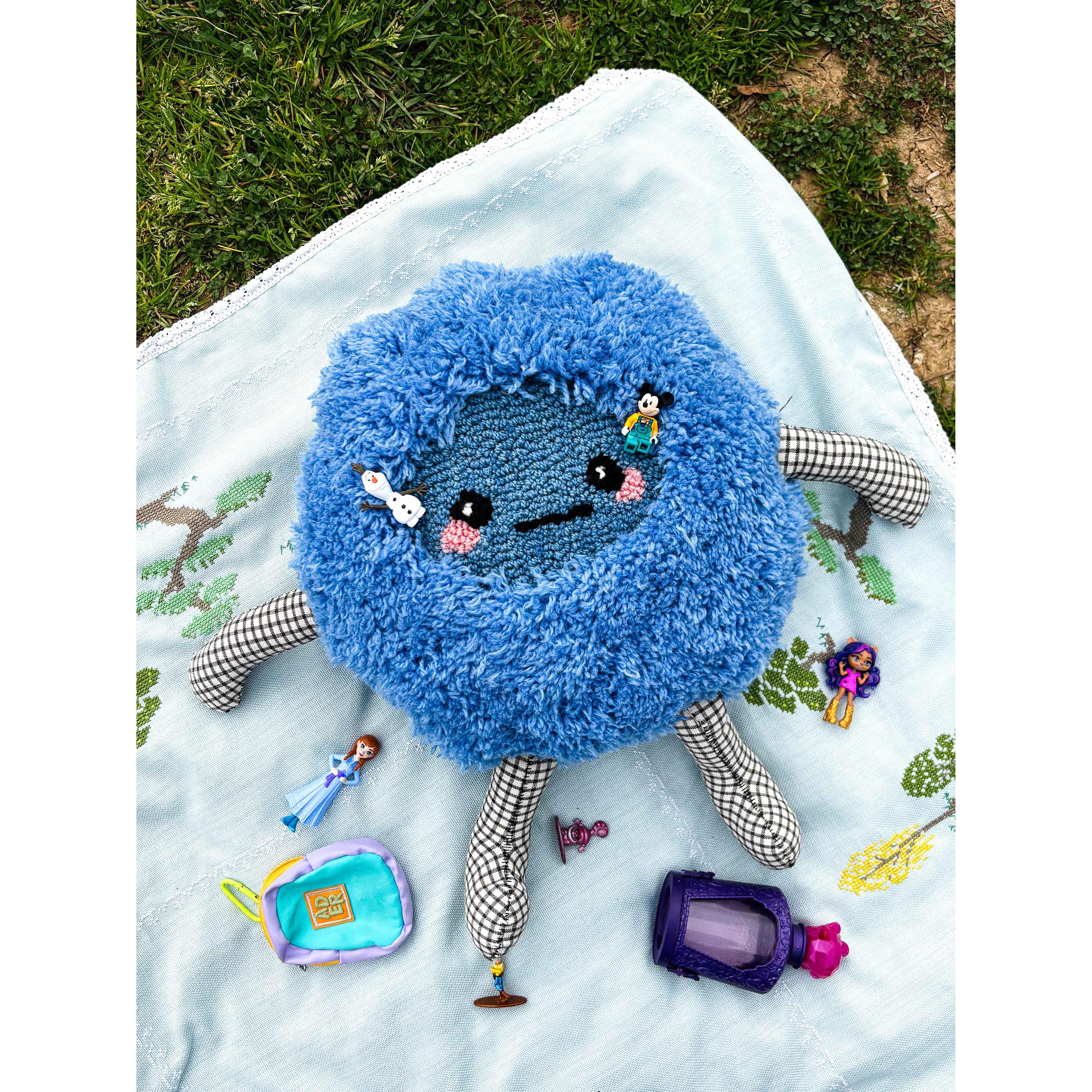 Mini Monz Yastık-Yastık & Kırlent-FILLE A FILLE DESIGN STUDIO-NowShopFun