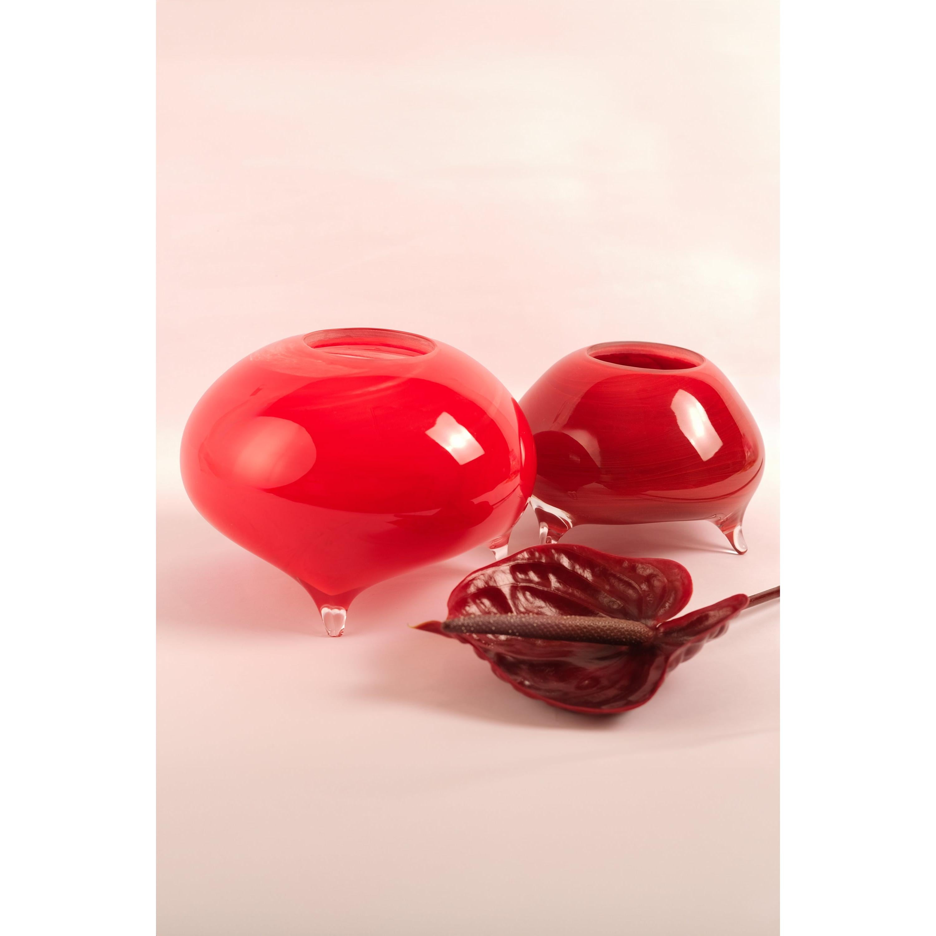 Mini Red Dahlia Vazo