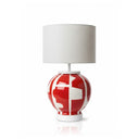 Mini Rome El Yapımı Seramik Abajur Kırmızı-Abajur-Pinot Interior-NowShopFun