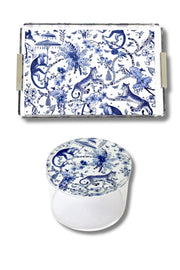 Mini Servis Seti - Bleu Blanc Lovers