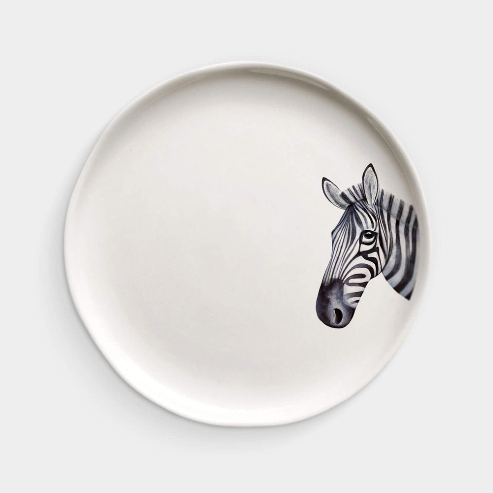 Minimal Hayvan Tabak - Zebra-Tabak-Fusska-NowShopFun