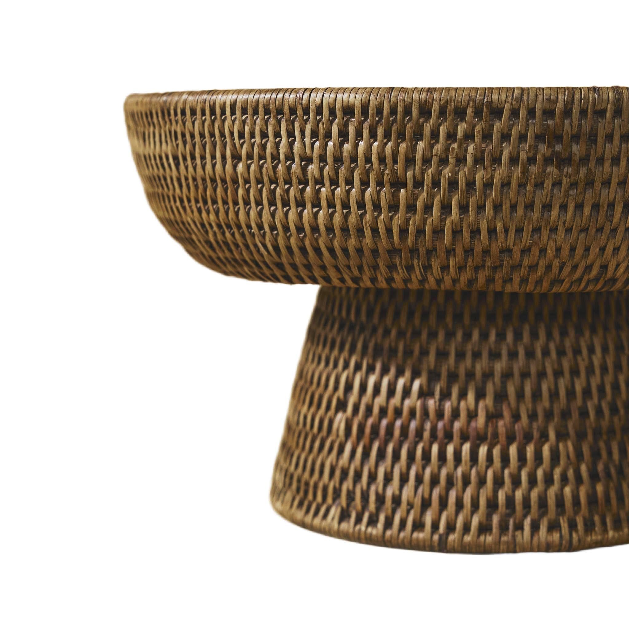 Minimal Rattan Meyve Kasesi