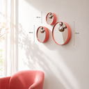 Miniwall Pink Duvar Dekoru - 3'lü Set