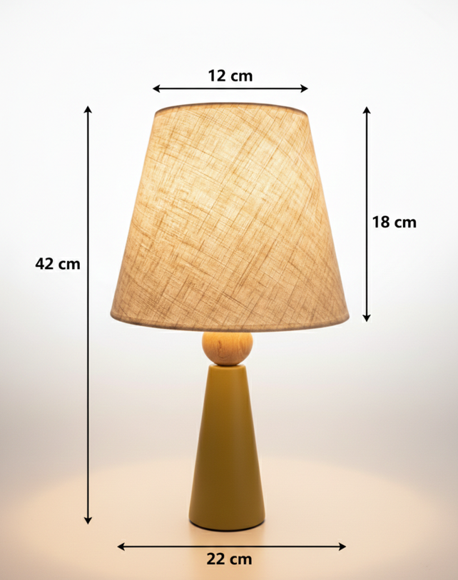 Minoa Masa Lambası-Hardal-MASA LAMBASI-Lumiana-Siyah-NowShopFun