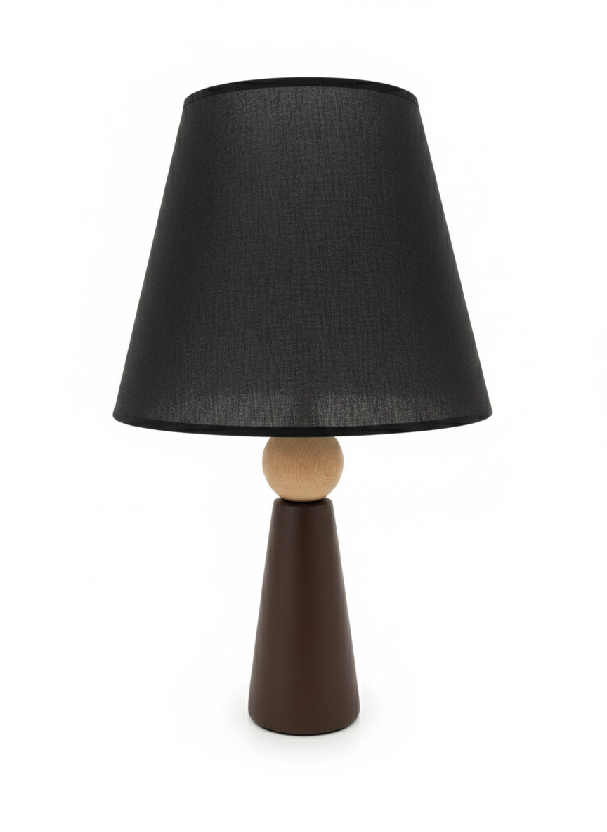 Minoa Masa Lambası-Kahverengi-MASA LAMBASI-Lumiana-Beyaz-NowShopFun