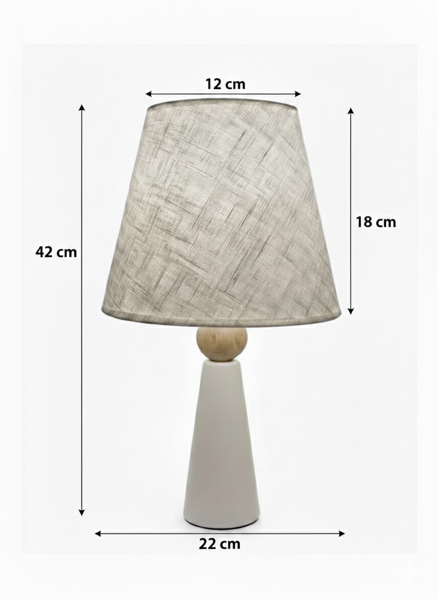 Minoa Masa Lambası-Latte-MASA LAMBASI-Lumiana-Kahve Desenli-NowShopFun