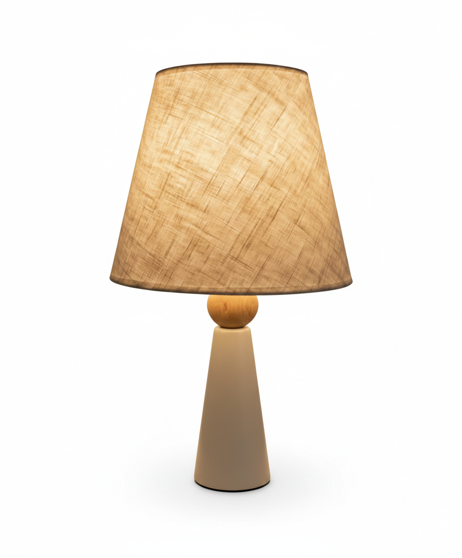 Minoa Masa Lambası-Latte-MASA LAMBASI-Lumiana-Kahve Desenli-NowShopFun