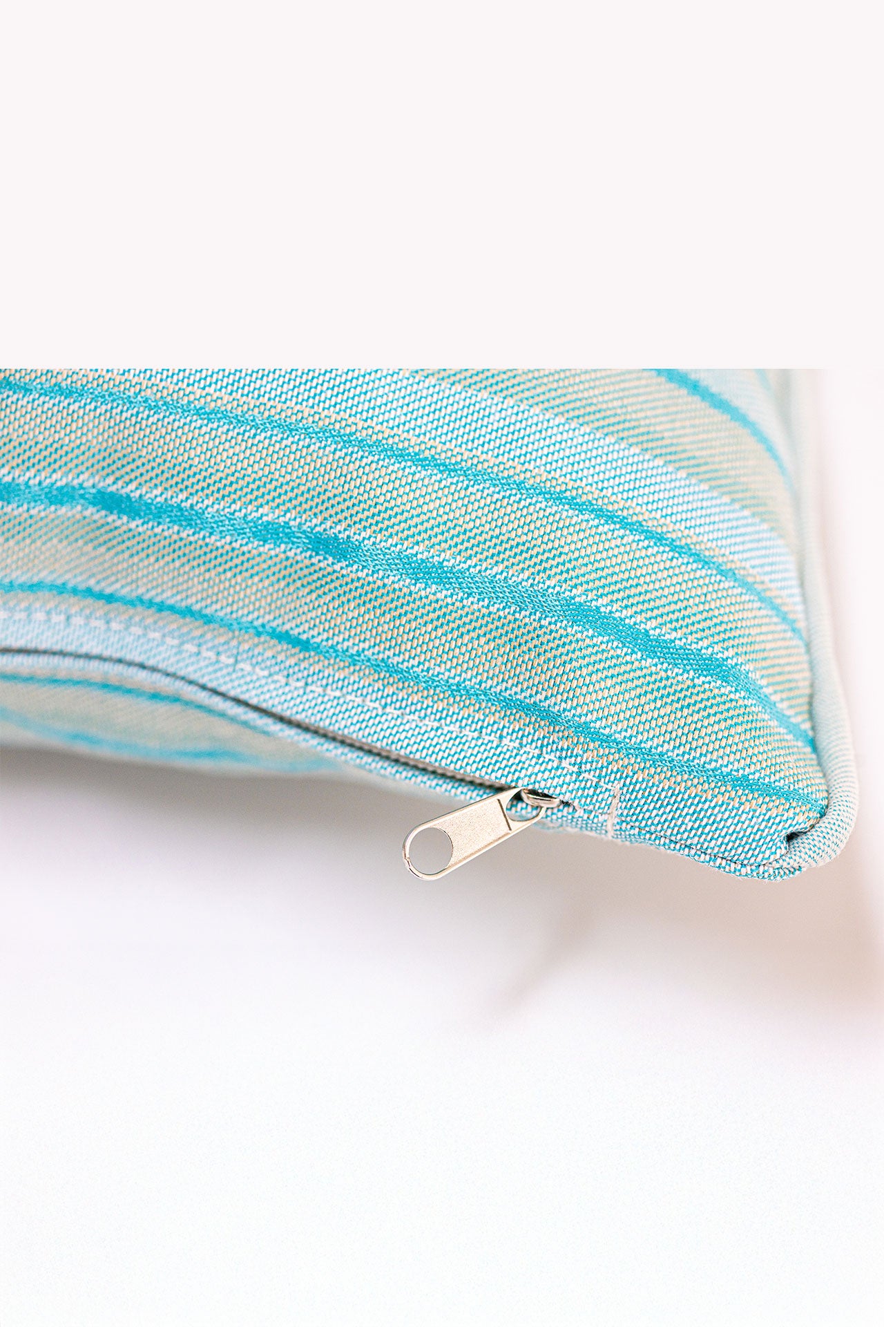 Mint Çizgili Outdoor Kırlent