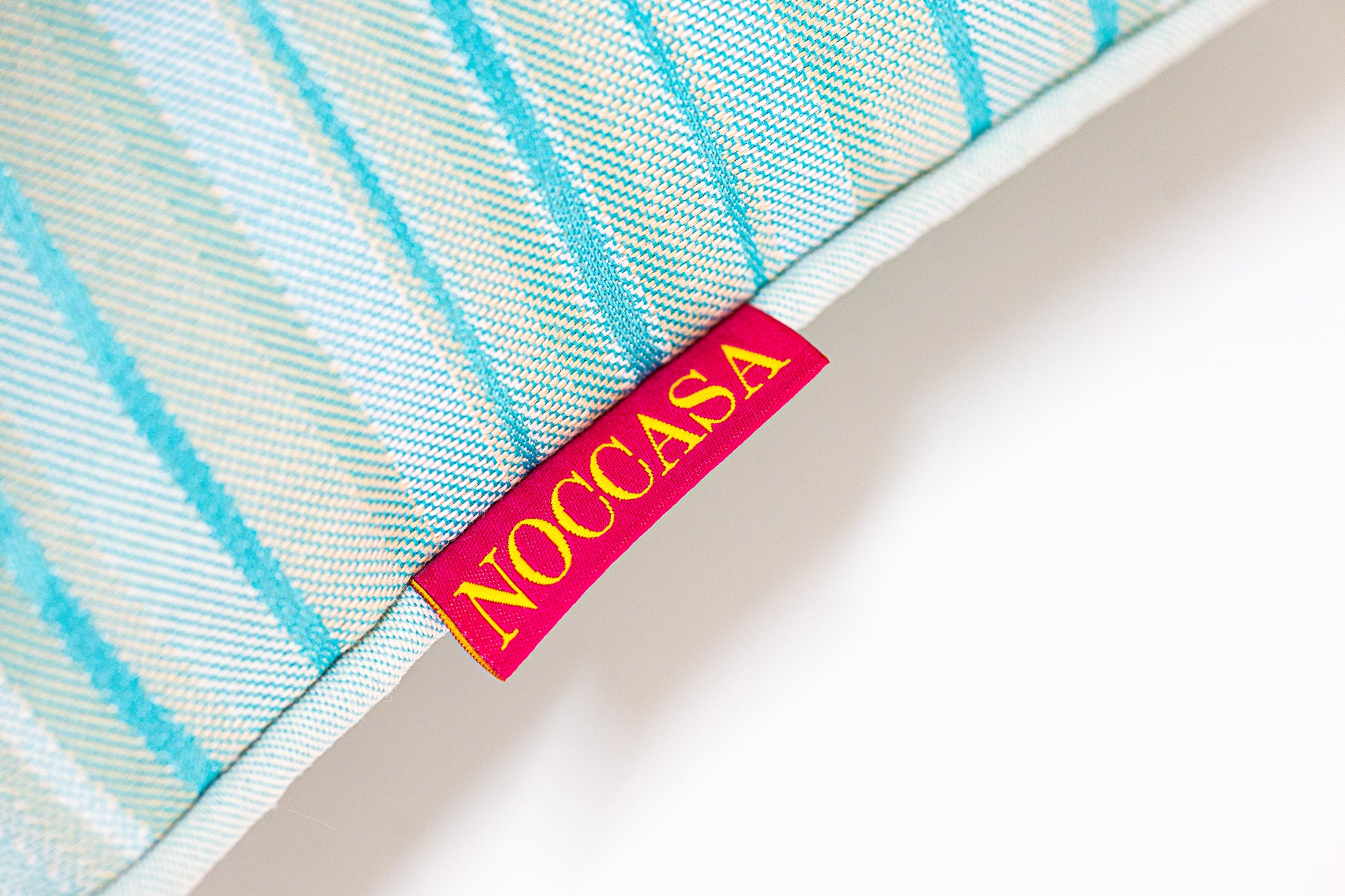 Mint Çizgili Outdoor Kırlent