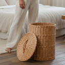 Minty Rattan Organizer Sepet