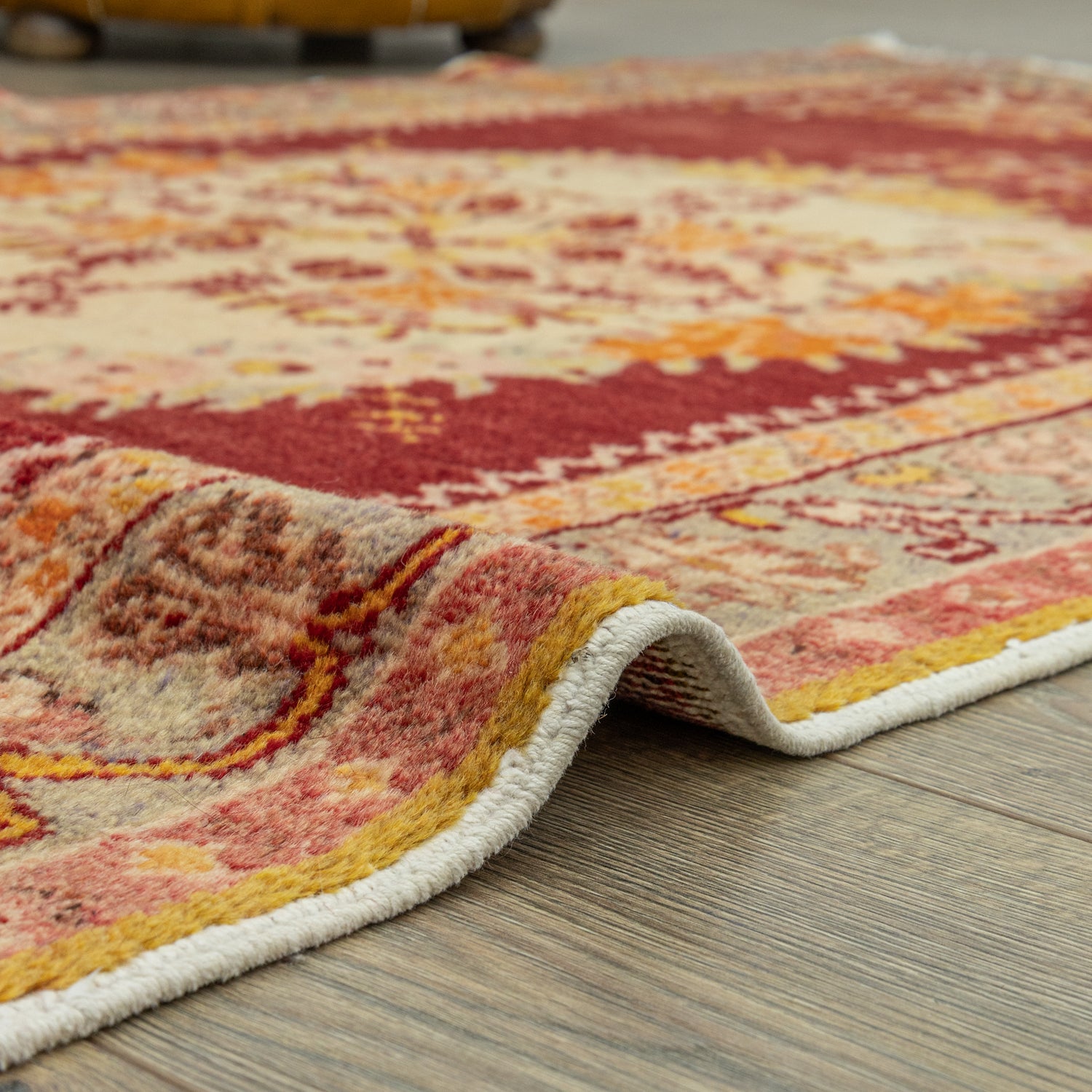Miraz Kırmızı El Dokuma Güney Yolluk 99x379 cm-Kilim & Halı-Soho Antiq-NowShopFun
