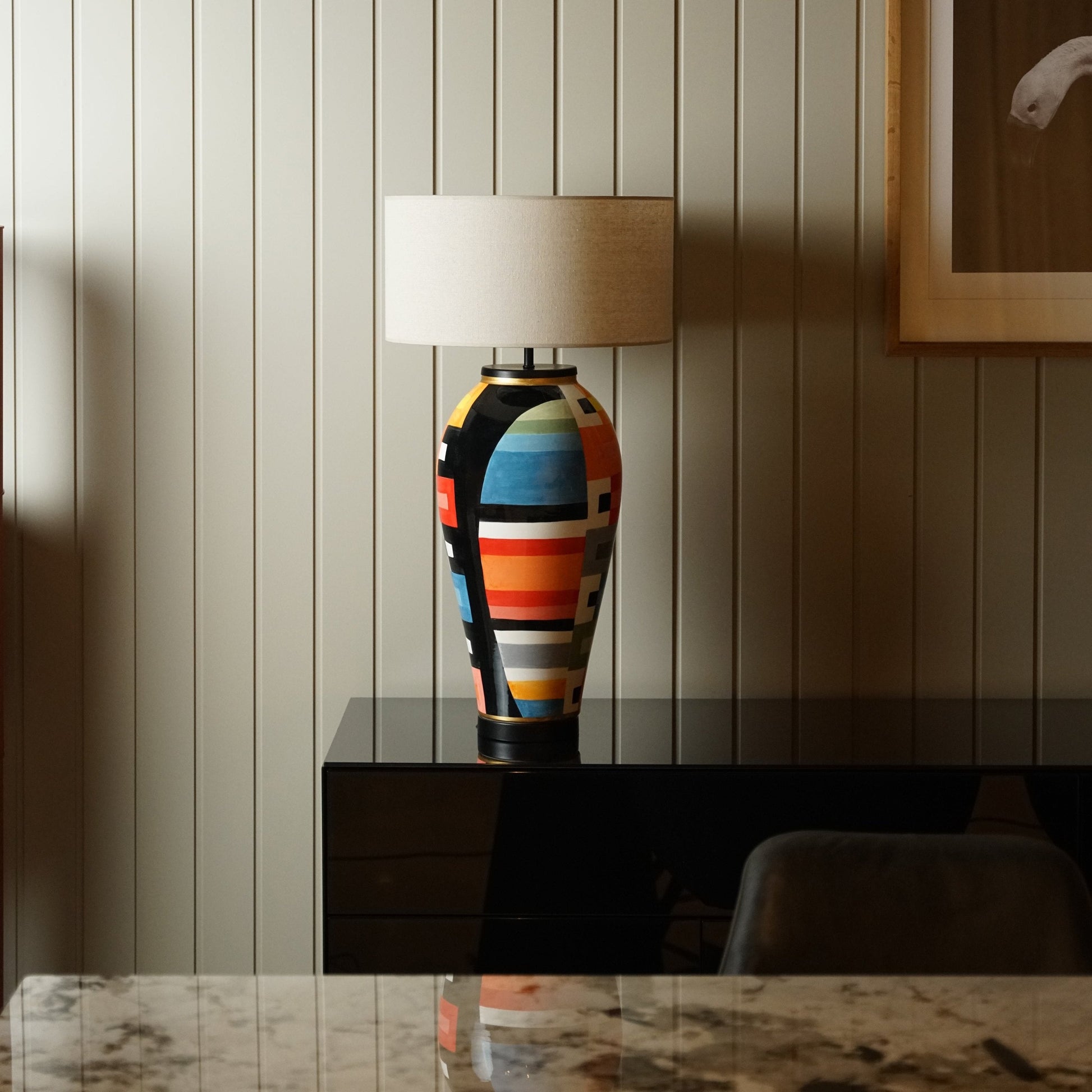 Miro El Yapımı Seramik Abajur-Abajur-Pinot Interior-NowShopFun