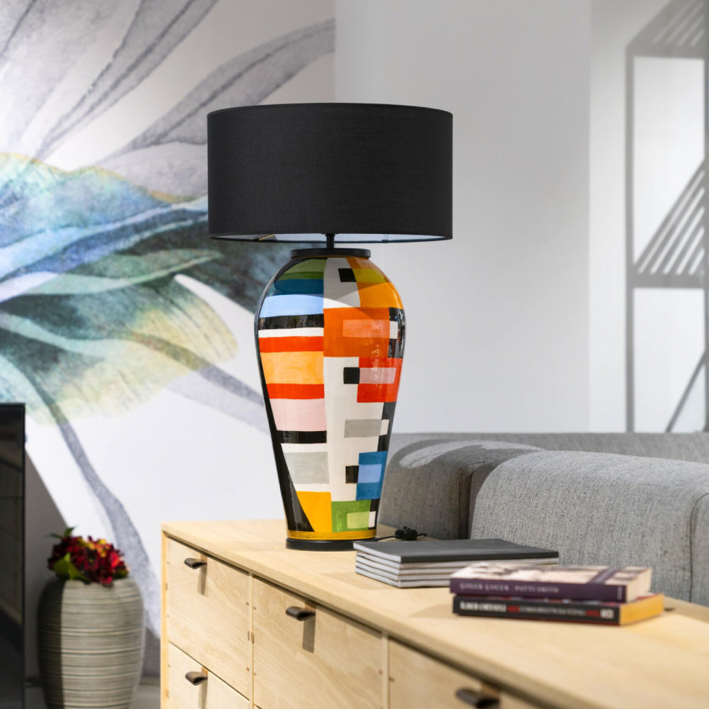 Miro El Yapımı Seramik Abajur-Abajur-Pinot Interior-NowShopFun