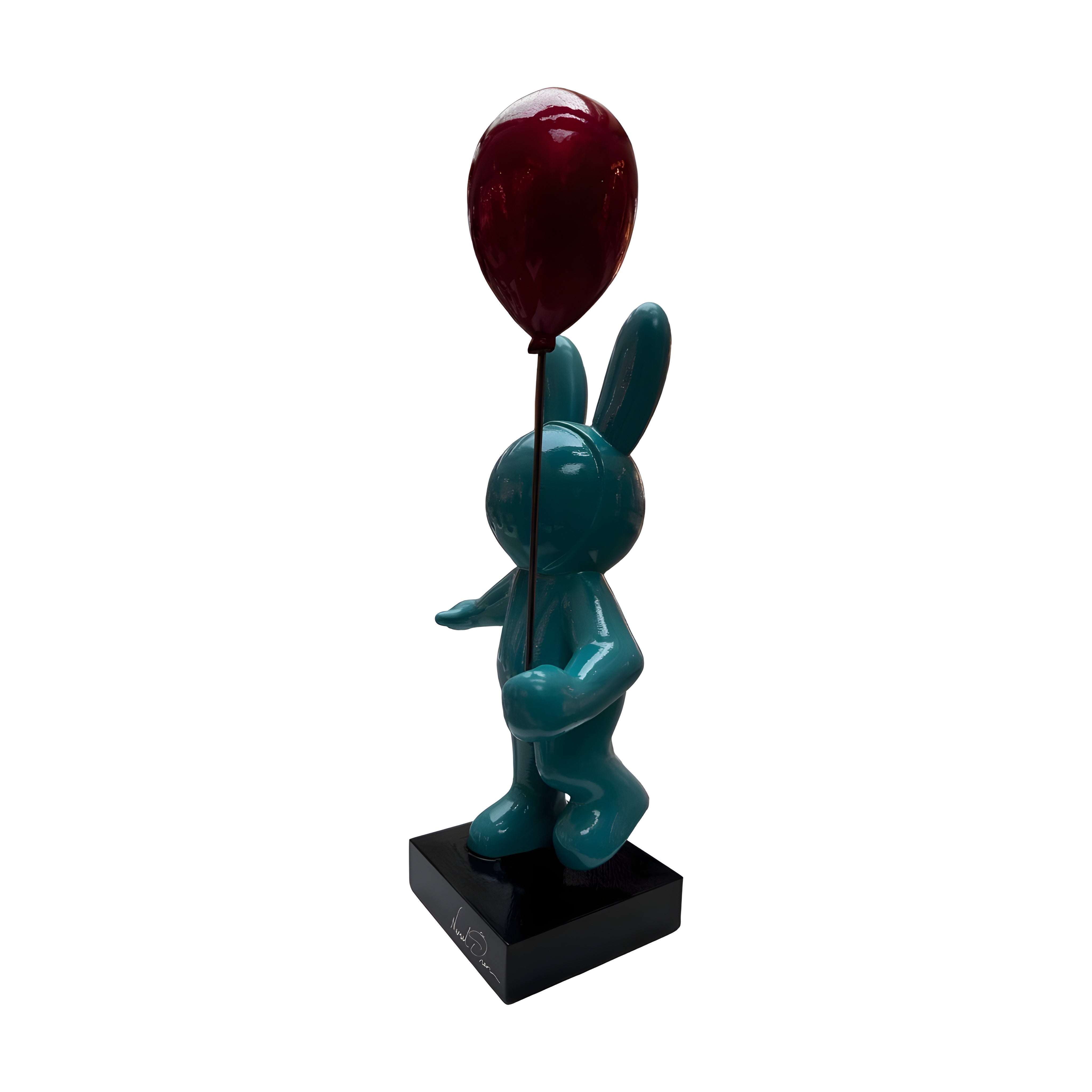 Miro Love Balon Tutan Kulaklı Erkek Çocuğu Heykel